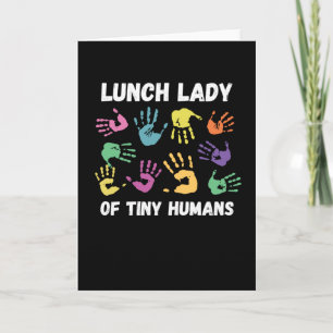 Lunch Lady Gift School Cafeteria Kaart