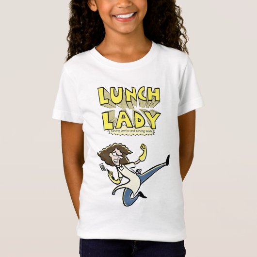 Lunch Lady Girl's Babydoll T-shirt (Voorkant)