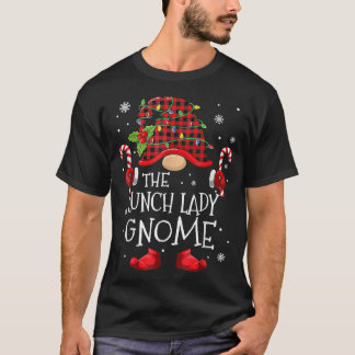 Lunch Lady Gnome Buffalo Pset Matching Family Chr T-shirt