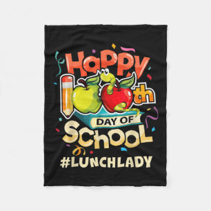 Lunch Lady Happy 100ste schooldag Fleece Deken