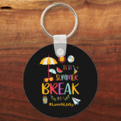 Lunch Lady Is It Summer Break Yet Last Day Of Scho Sleutelhanger (Voorkant)
