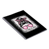 Lunch Lady Life Bleaching Shirten Pink Leopard Mes Notitieboek (Rechterzijde)
