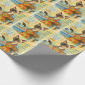 Lunch Lady Life Coach  for Cat  Lovers Cafeteria  Cadeaupapier (Hoek)