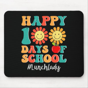 Lunch Lady Life Gelukkige 100ste dag van de school Muismat
