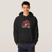 Lunch Lady Love Valentine's Day Gnome Cafeteria He Hoodie (Voorkant volledig)
