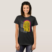 Lunch Lady Multi Tasking School Cafeteria Kitchen T-shirt (Voorkant volledig)