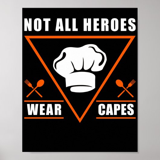 Lunch Lady Not All Heroes Wear Capes Lunch Lady Poster (Voorkant)