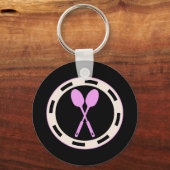 Lunch Lady - Onderschat oma Lunch Lad nooit Sleutelhanger (Voorkant)