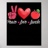 Lunch Lady Peace Love Lunch Lunch Lady Poster (Voorkant)