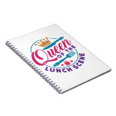 Lunch Lady Queen of the Lunch Scene Notitieboek (Rechterzijde)