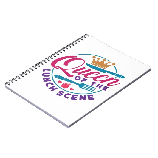 Lunch Lady Queen of the Lunch Scene Notitieboek (Linkerzijde)