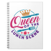 Lunch Lady Queen of the Lunch Scene Notitieboek (Voorkant)