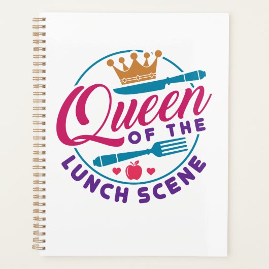 Lunch Lady Queen of the Lunch Scene Planner (Voorkant)