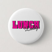 Lunch Lady Ronde Button 5,7 Cm (Voorkant)
