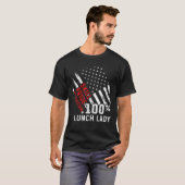Lunch Lady School Food Attendant Dames T-shirt (Voorkant volledig)