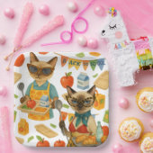 Lunch Lady Serving food  for Cat Lovers Cafeteria  Papieren Bordje (Feest)