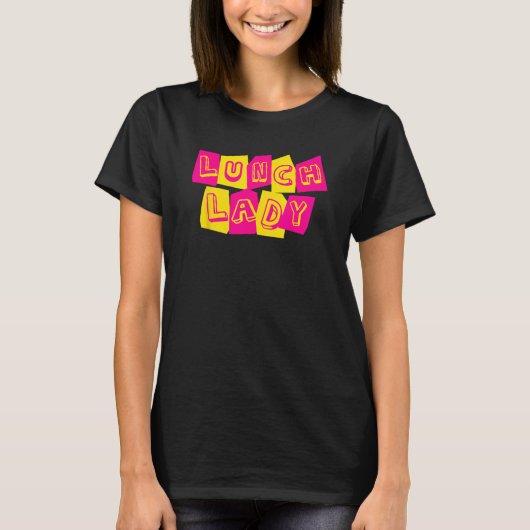 Lunch Lady Squad Back to School Cafeteria Crew Re T-shirt (Voorkant)
