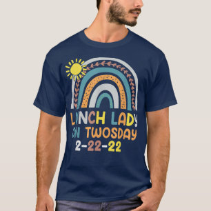 Lunch Lady Squad Cafeteria Crew op 22.222 R T-shirt