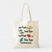 Lunch lady squad Teacher Oh The Places One Two Red Tote Bag (Achterkant)