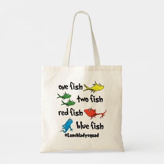 Lunch lady squad Teacher Oh The Places One Two Red Tote Bag (Achterkant)