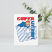 Lunch Lady - Super Lunch Lady Briefkaart (Staand voorkant)