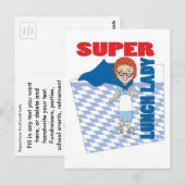 Lunch Lady - Super Lunch Lady Briefkaart (Voorkant / Achterkant)