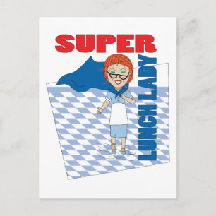 Lunch Lady - Super Lunch Lady Briefkaart