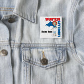 Lunch Lady - Super Lunch Lady Vierkante Button 5,1 Cm (In situ)