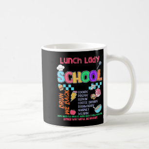 Lunch Lady Terug naar school Tour Cafetaria Crew Koffiemok