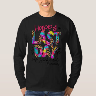 Lunch Lady Tie Dye Hallo Summer Happy Last Day T-shirt
