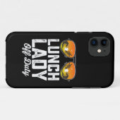 Lunch Lady van dienst zonnebril laatste dag van de Case-Mate iPhone Case (Achterkant (horizontaal))