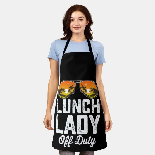 Lunch Lady van dienst zonnebril laatste dag van de Schort (Gedragen)