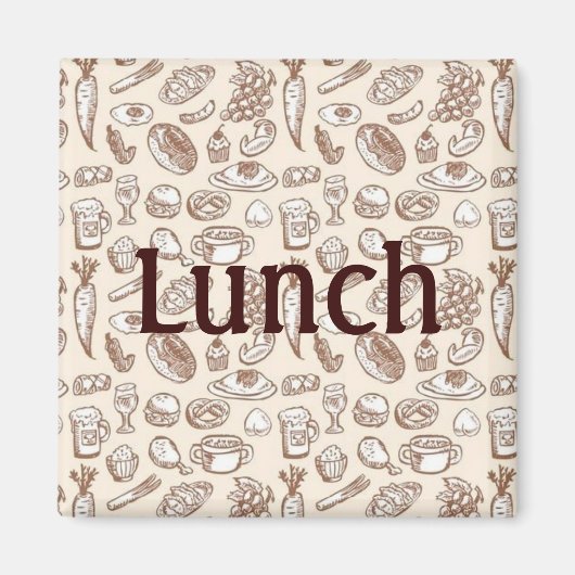 Lunch Magneet (Voorkant)
