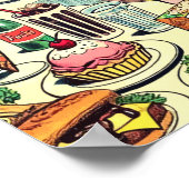 Lunch Meisjes Comics Poster (Hoek)