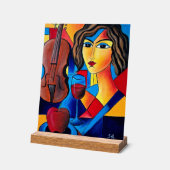 Lunch met Kleuren Acryl Bord (Hoek)