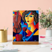 Lunch met Kleuren Acryl Bord (Huwelijk)