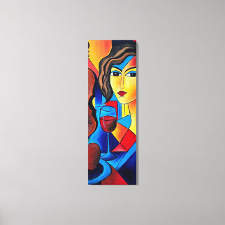 Lunch met Kleuren Canvas Afdruk
