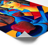 Lunch met Kleuren Poster (Hoek)