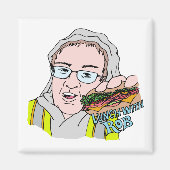 Lunch met Rob! Magneet (Voorkant)