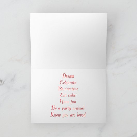 Lunch op de Bunny Party Kaart (Binnen)