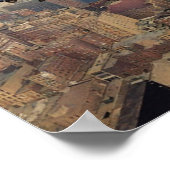 Lunch op een wolkenkrabber 1932 NYC gerestaureerd Poster (Hoek)