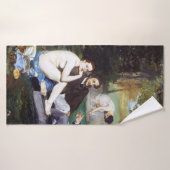 Lunch op het gras, Manet Badhanddoek (Badhanddoek)