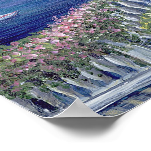 Lunch op het terrein poster (Hoek)