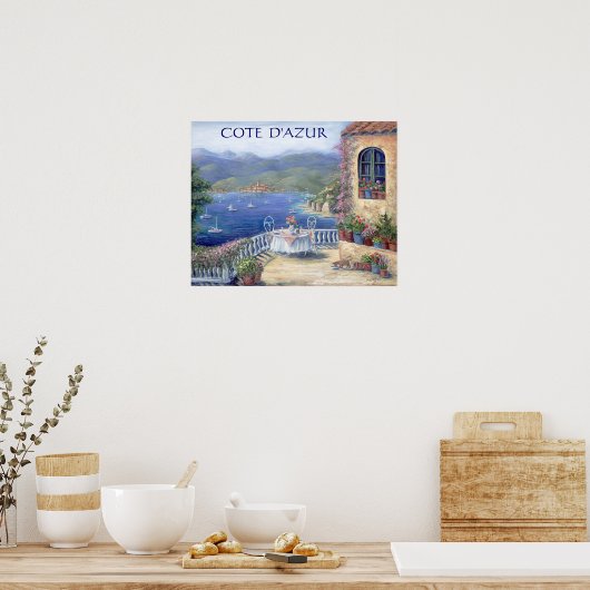 Lunch op het terrein poster (Keuken)