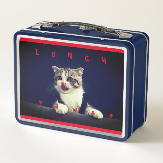 Lunch Pause Time - red (Achterkant)