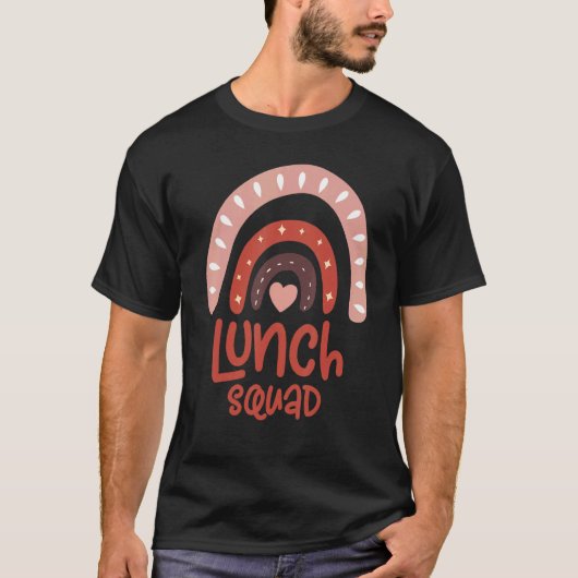 Lunch Squad Group Matching School Cafeteria Crew S T-shirt (Voorkant)