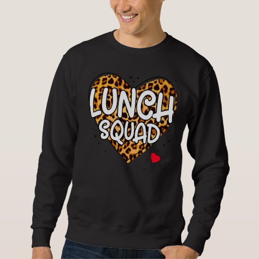 Lunch Squad Group Matching School Cafeteria Crew S Trui (Voorkant)