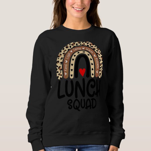 Lunch Squad Group Matching School Cafeteria Crew S Trui (Voorkant)