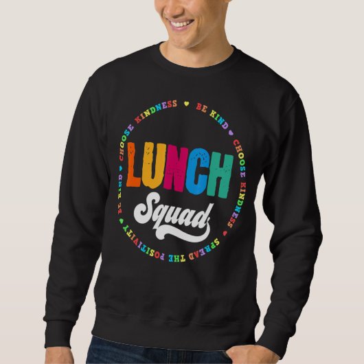 Lunch Squad Group Matching School Cafeteria Crew S Trui (Voorkant)