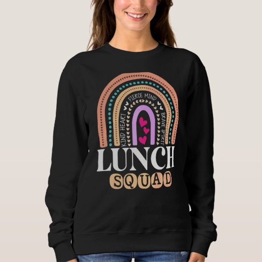 Lunch Squad Group Matching School Cafeteria Crew S Trui (Voorkant)